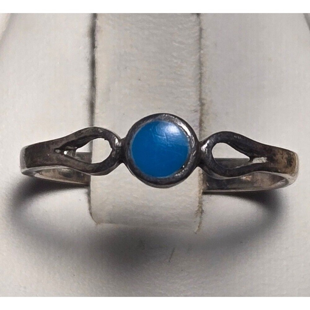 Southwestern vintage sterling silver ring sz 7.5